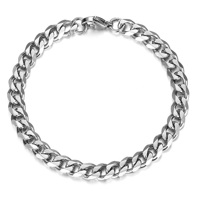 Men's "Classic" Stainless Steel Silver Bracelet - jewelofkent