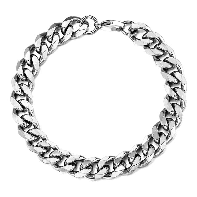 Men's "Classic" Stainless Steel Silver Bracelet - jewelofkent