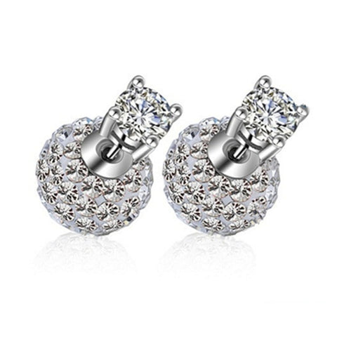 925 Sterling Silver Shambhala Luxury Zirconia Earrings - High End Vintage Stud Earrings for Women - jewelofkent